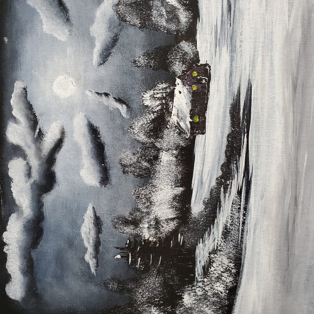 Painting " Winter Night"